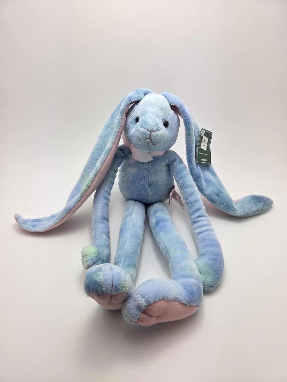 Russ Plush "Kimbo" the Blue Bunny - Soft New with Tags (13 inch)